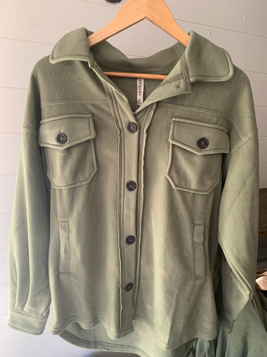 Fleece Shacket