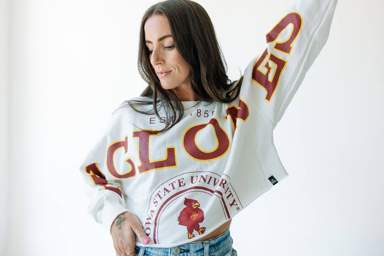 Iowa State  Cropped Longsleeve