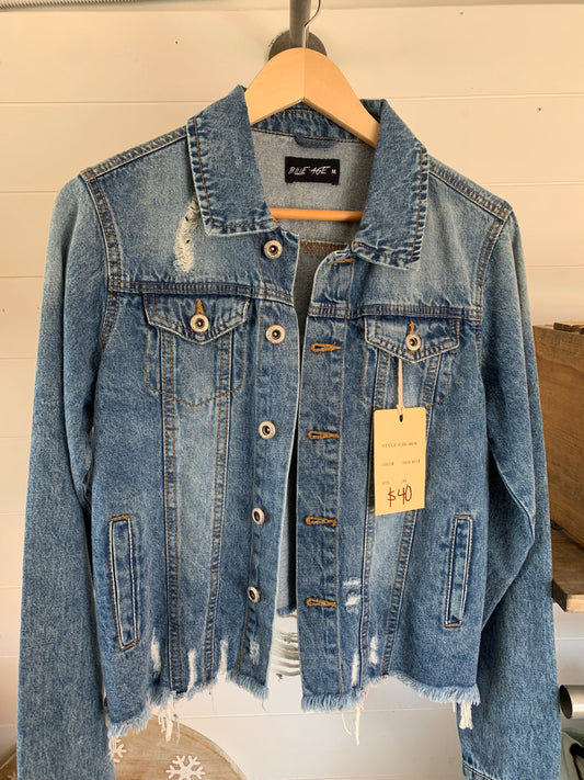 Distressed Denim jacket