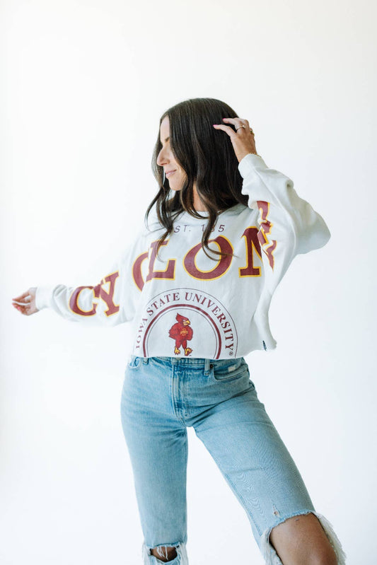 Iowa State  Cropped Longsleeve