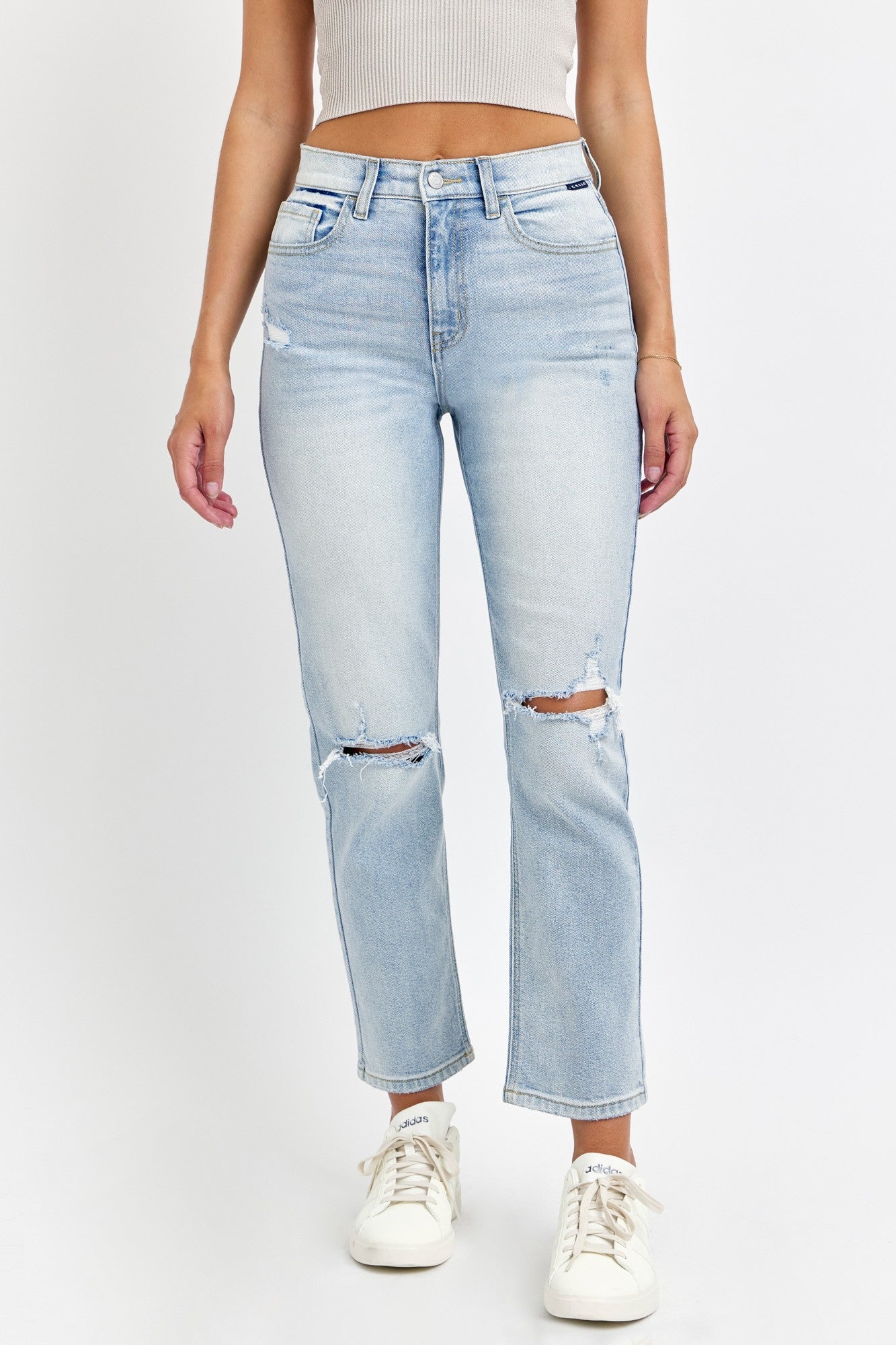 Emery High Rise Straight Jeans