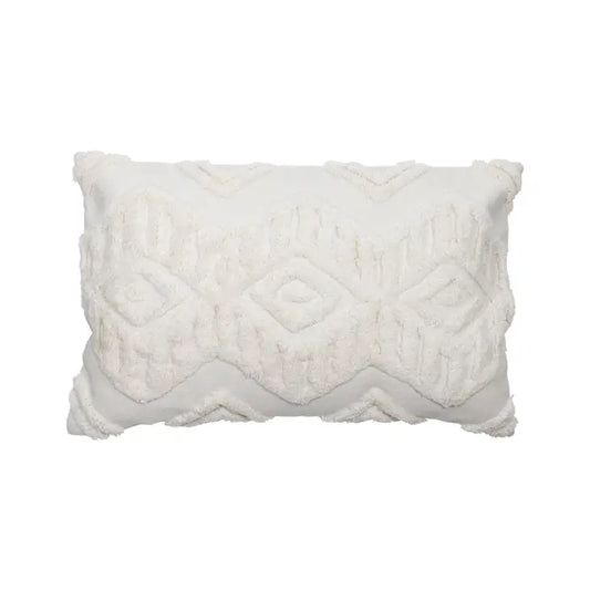 Ivory Hand Woven Gila Pillow